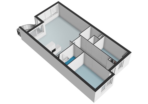 Floorplan - Columbiahof 35, 1431 PA Aalsmeer